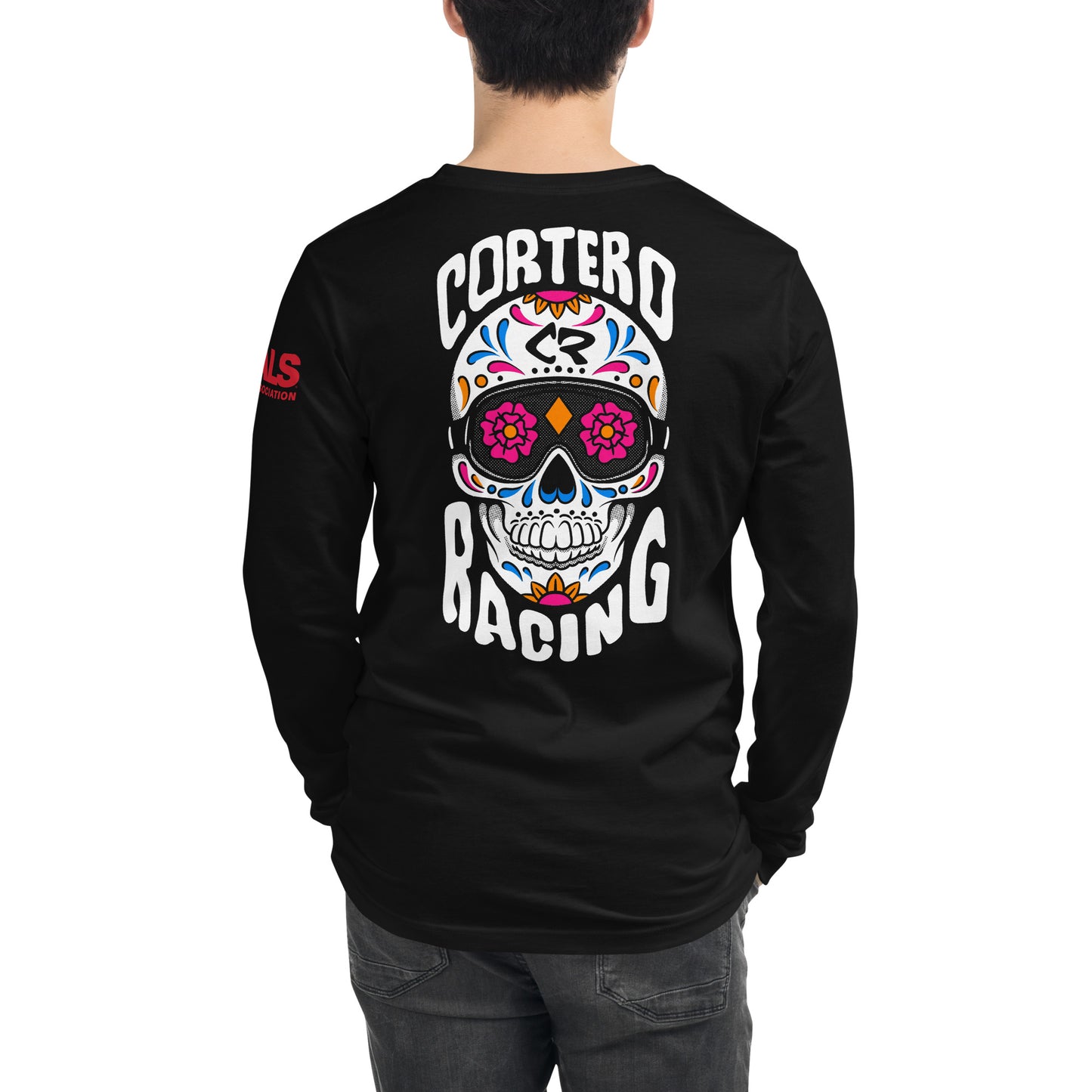 Unisex Sugar Skull Long Sleeve Tee