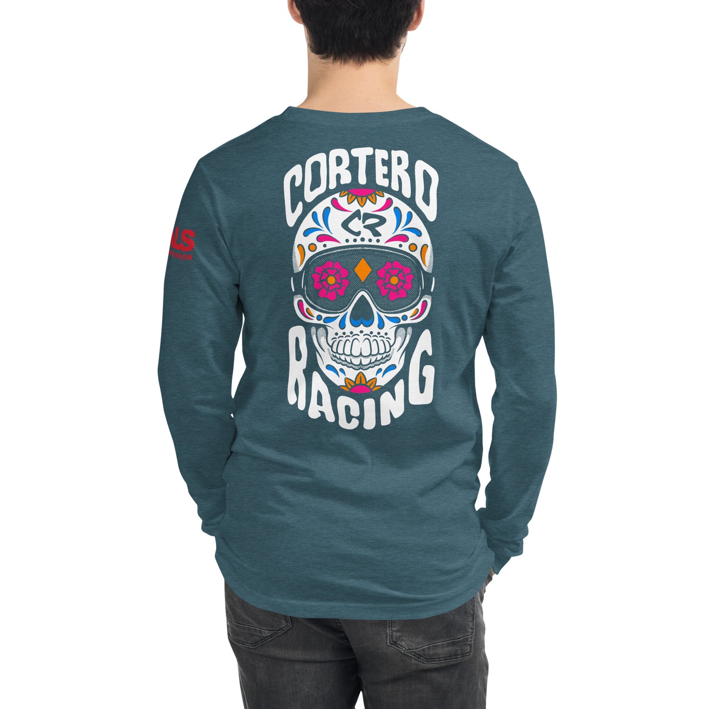 Unisex Sugar Skull Long Sleeve Tee