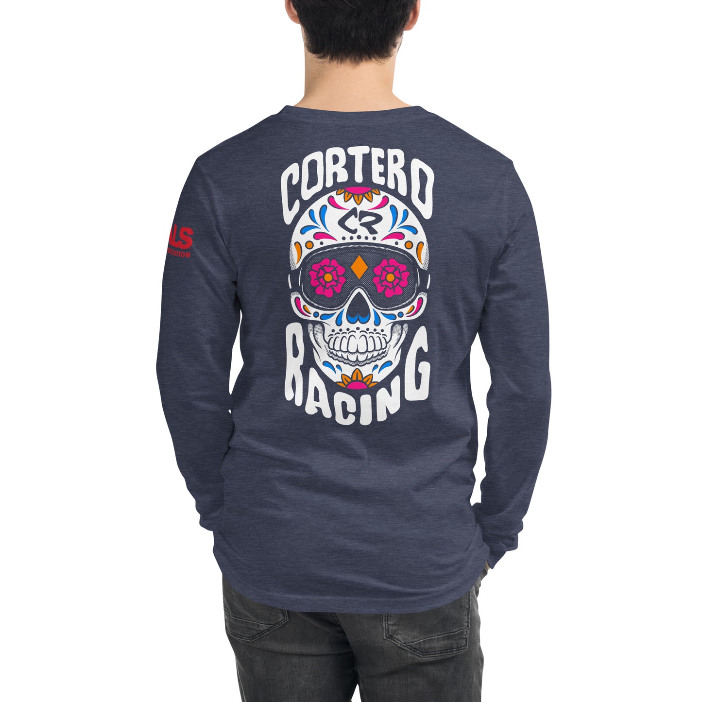 Unisex Sugar Skull Long Sleeve Tee
