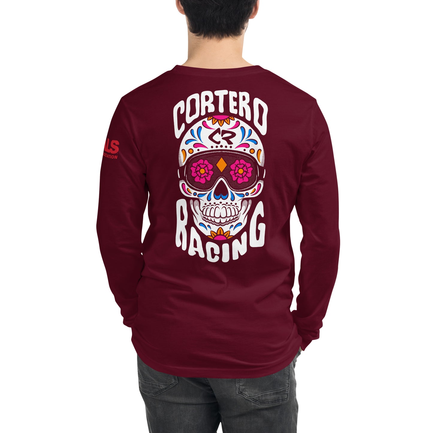 Unisex Sugar Skull Long Sleeve Tee