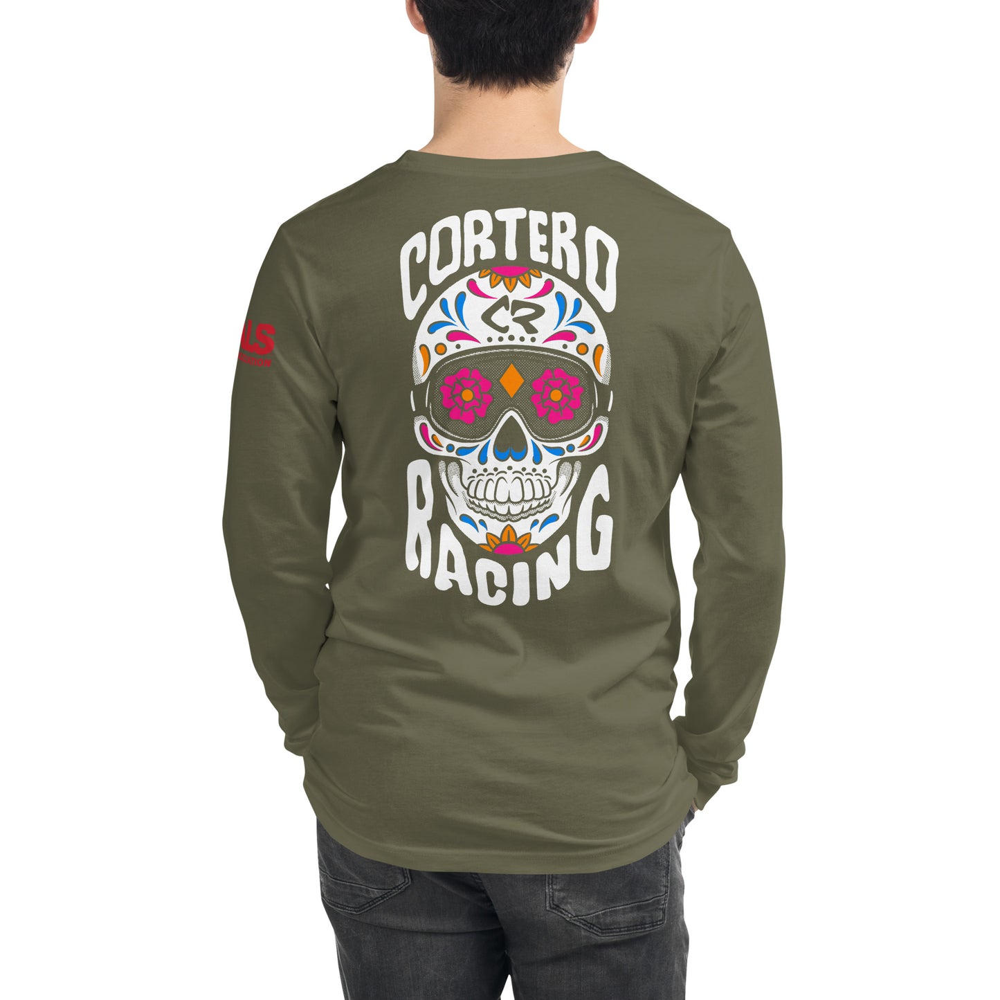 Unisex Sugar Skull Long Sleeve Tee