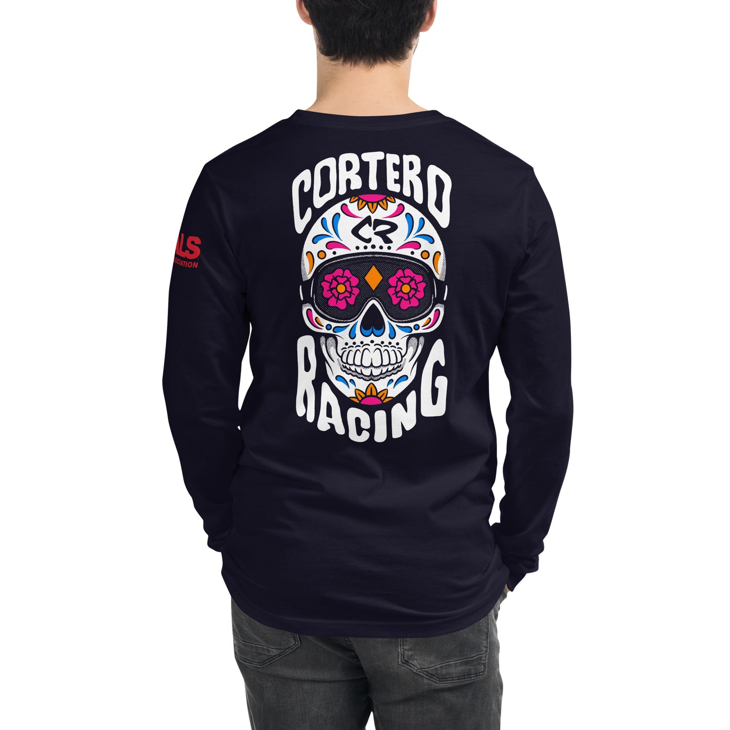 Unisex Sugar Skull Long Sleeve Tee