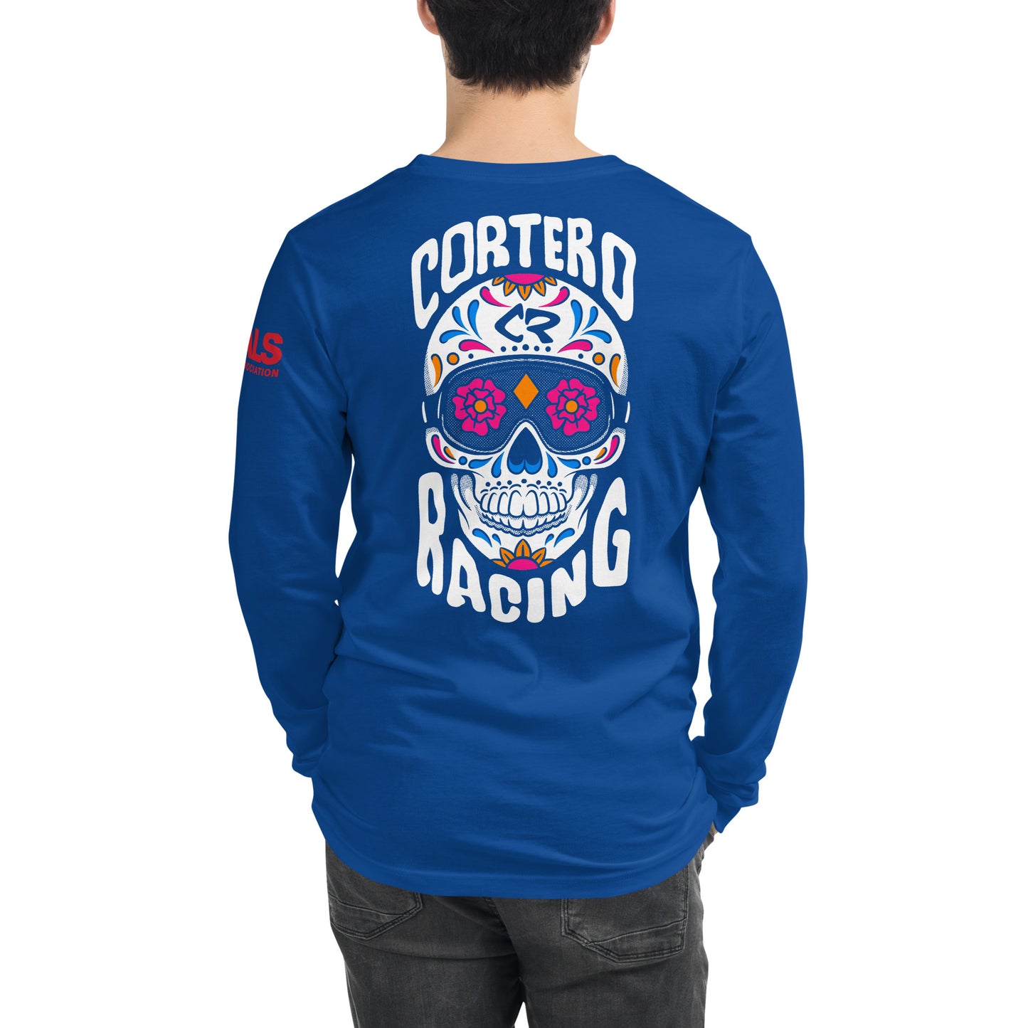 Unisex Sugar Skull Long Sleeve Tee